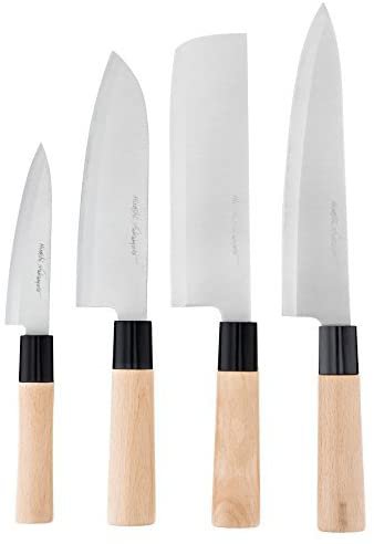 Premium Sushi & Sashimi Chef&acirc;��s Knives &acirc;�� Set of 4 Knives - Ultra High Carbon Steel Blades