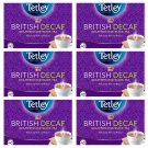 240 X Tetley British Blend Naturally Decaffeinated Premium Black Tea, 40-Count   (Pack of 6)