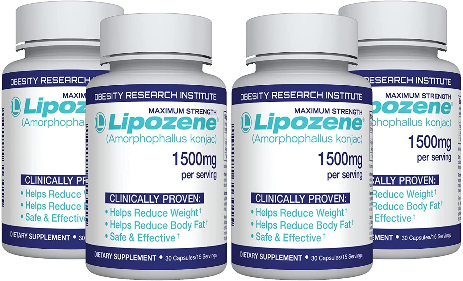 Lipozene Diet Pills - Weight Loss Supplement - Appetite Suppressant and Control