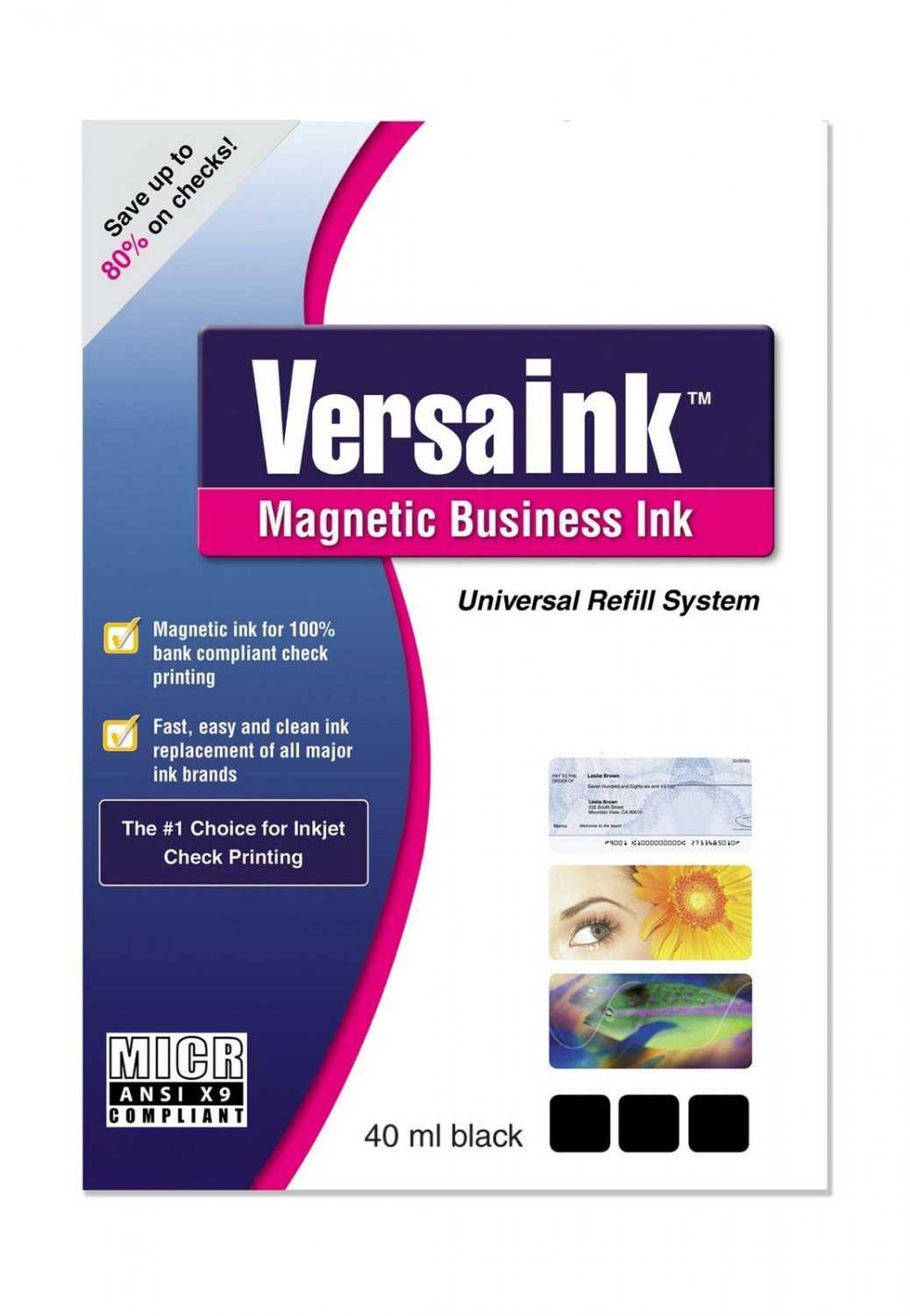 VersaInk Magnetic Business Ink Universal Refill Kit Ultra-durable Waterproof