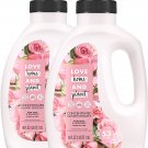 Concentrated Laundry Detergent Rose Petal & Murumuru 40 Fl Oz (Pack of 2)