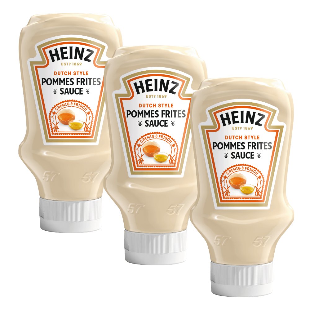 3x Heinz Dutch Style French Fries Sauce 400ml 1352 Fl Oz Sauces From Germany 0802