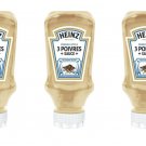 Heinz - 3 PEPPER -sauce squeeze bottle 220g- X 3-  -from France