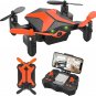 Indoor Drone with Camera  for Kids RC Quadcopter with App FPV Video, Voice Control