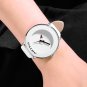 Elegant Stylish Simple Women's Watches PAIDU White Leather Band Analog Quartz Wrist  Ladies Watches