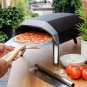 Chef Pomodoro Aluminum Metal Pizza Peel with Foldable Wood Handle f for Homemade Pizza