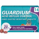 GAVISCON GUARDIUM - 24 Hours -HEARTBURN AND ACID REFLUX  20MG TABLETS -14 PER PACK X 3- From UK