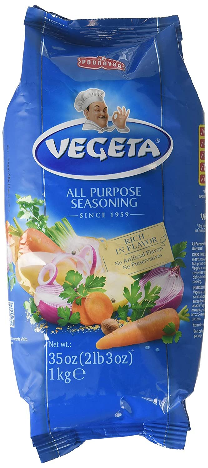 Vegeta Gourmet All Purpose Seasoning And Soup Mix, 1 kg Bag 30From Europe