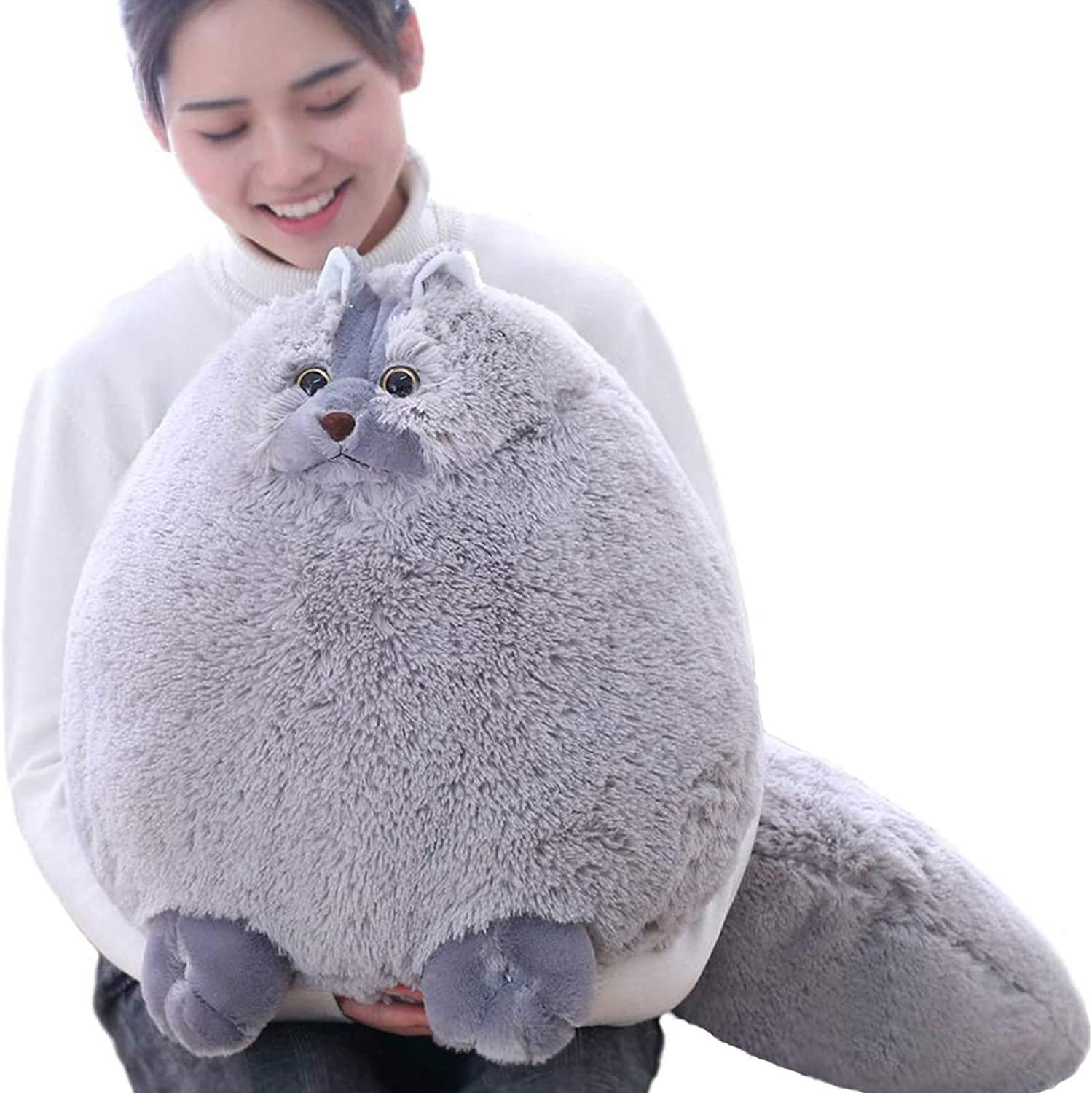Giant Persian Cat Stuffed Animal Toys1220 In White or Grey Large