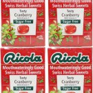Ricola Swiss herbal instant Tea Cranberries  Made in Switzerland 200g 4 count
