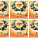 6 x Lipton Blue Fruit Flavor Tea 20 Silk Pyramid Bags-  From Europe