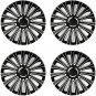 Alpena 58287 Le Mans Wheel Cover Kit, Black-Silver, 17-Inches, Pack of 4