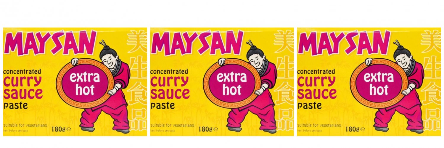 Maysan Concentrated Curry Sauce Paste Extra Hot 360g- From Uk