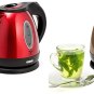 Ultra fast  Red  or Copper Wireless Moss & Stone Stainless Steel  Kettle, Cordless Pot 1.2