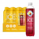 Sparkling Ice,  Sparkling Ice Yellow Variety Pack, 17 fl oz, 12 count-Lemonade + strawberry