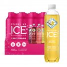 Sparkling Ice Pink Pack, 17 fl oz, 4-  Cherry,4- Peach Nectarine, 4-Coconut Pineapple, 4-Fruit Punch