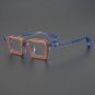 Men Japanese Square Personalized Eyeglasses Frames Acetate Designer Brand  Prescription Glasses