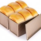 Loaf Pan with Lid Cover (2 Pack) for Baking Oven Sandwich Bread Toast