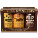 Whiskey Infused Coffee Gift Set - Whole Bean Coffee - 3-8 oz Coffees in Gift box