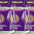 3 Kirkland Muscles and Back Pain Platinum Relief (240 Caplets)-Robax generic