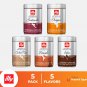Illy Whole Bean Coffee, Arabica Selection, 5-Pack, Variety of 5 Flavors - 8.8