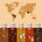 Illy Whole Bean Coffee, Arabica Selection, 5-Pack, Variety of 5 Flavors - 8.8
