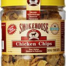 Smokehouse 100-Percent Natural Chicken Chips Dog Treats, 1-Pound