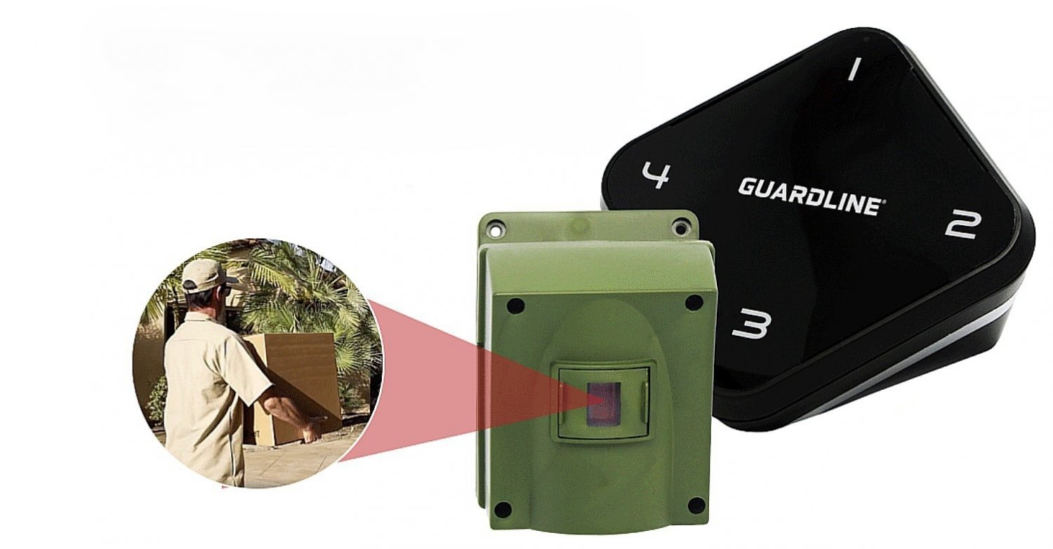 Wireless Driveway Alarm, Weather Resistant Motion Sensor & Detector