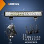 Vehicle Nilight 20Inch 126W Spot Flood Combo Led Light Bar 4PCS 4Inch 18W Spot LED Pods