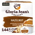 Gloria Jean's Hazelnut K-Cups, Medium Roast Coffee, 144 Count Gloria Jean's Hazelnut K-Cups, Medium Roast Coffee, 144 Count