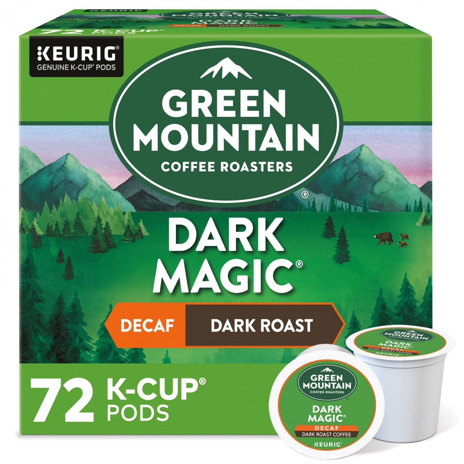 Green Mountain Coffee Roasters Breakfast Blend, Keurig K-Cup Pods,72 Count