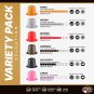 ESPRESSO ITALIA Capsules Compatible with Nespresso Machines, 100 Count - VARIETY PACK,