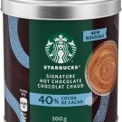 STARBUCKS SIGNATURE HOT CHOCOLATE Mix, 40% Cocoa, Proudly Prepared in Canada