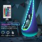 LFSMVT Light up Kids Pod Swing Seat, Kids Hanging Hammock Swing with LED