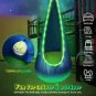 LFSMVT Light up Kids Pod Swing Seat, Kids Hanging Hammock Swing with LED