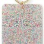 Kate Spade New York Id Badge Clip Key Chain, Multi Glitter