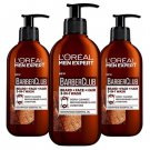 3 x  L’Oréal Men Expert Barber Club 3 in 1 200ml / 6.8 Fl oz PACK OF 3  - From UK