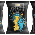 3 CHAZZ ENERGY DRINK Flavor Hand Cooked Potato Chips Snacks 90g 3.1oz 3 CHAZZ ENERGY DRINK Flavor Hand Cooked Potato Chips Snacks 90g 3.1oz