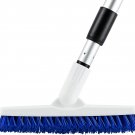 Elitra Swivel Grout Scrubber Tough Bristles Narrow & Wide Tile Surfaces - Silver
