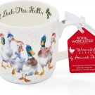 Royal Worcester Wrendale Designs Bone China 14 oz. Mug - Duck The Halls (Ducks) Royal Worcester Wrendale Designs Bone China 14 oz. Mug - Duck The Halls (Ducks)