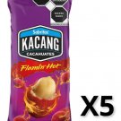 SABRITAS Mexican KACANG CACAHUATE FLAMIN HOT 74g- 5 count SABRITAS Mexican KACANG CACAHUATE FLAMIN HOT 74g- 5 count