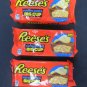 (3) King Size Reese's Potato Chips Big Cup Peanut Butter Cups 2.6 Oz Each ^