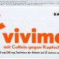 Vivimed With caffeine for headaches 10- 30- 90 count From Germany