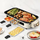 Smokeless Electric Grill, Indoor Grill With Removable Non-Stick Plate, Indoor Grill, Kitchen Mu