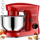 HOWORK Stand Mixer 10-Speed 5QT Electric Kitchen Mixer with Dishwasher-Safe Dough Hooks, Red