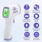 No-Touch Forehead Digital Thermometer White With Fever Alarm,