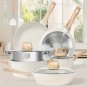 Induction Cookware set 12/5 POTS And Pans Set, Non-stick Granite Cooking Se