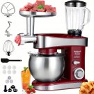 6-in-1 Electric Vertical Mixer, 400W 6-speed   6.3QT , Ship from USA
