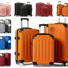3pcs Luggage with Corner Protectors, 20/24/28-Inch, Durable Hard Shell, 360 Spinner Wheels, wit