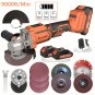 Brushless Motor Cordless Angle Grinder With Battery And Extensive Accessories, A Multi-purpose